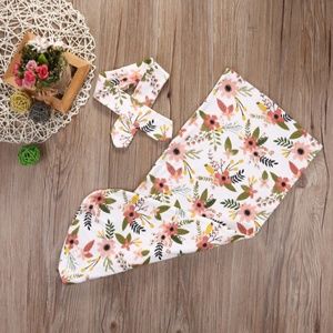 Flower swaddle and headband